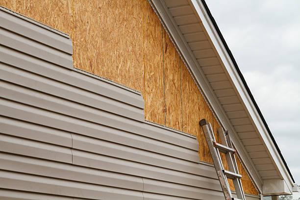 Professional Storm Damage Siding Repair technician working in Hagerstown, MD